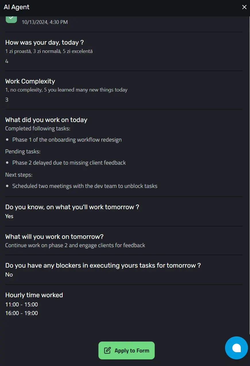 AI generated Report Example