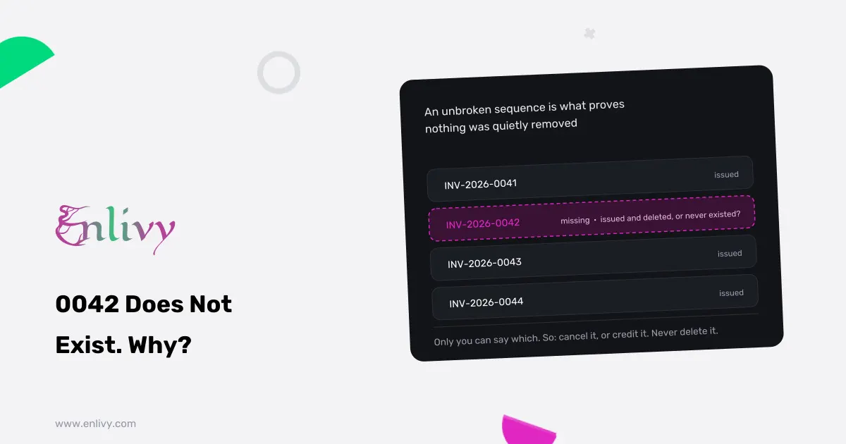 Invoice Numbering: The Rules, and Why a Gap in the Sequence Is a Problem