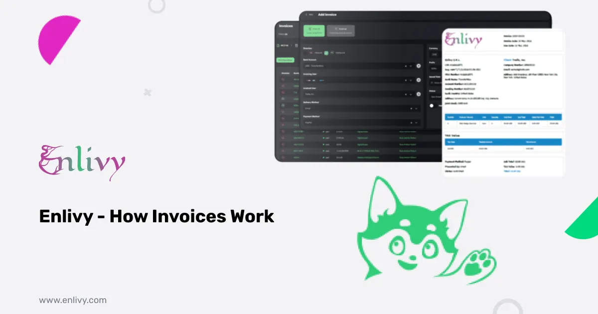 How Invoices Work in Enlivy App