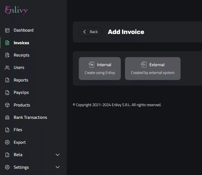 Add Invoice