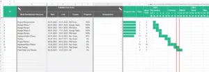 Gantt Chart Extension Spreadsheet Gantt Chart Extension Spreadsheet