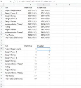Gantt Chart 1 Gantt Chart 1