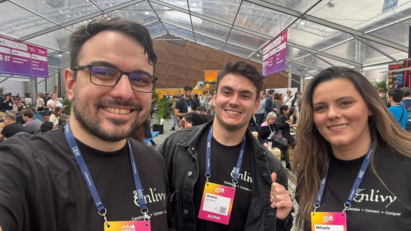 Enlivy at Web Summit Lisbon 2025.