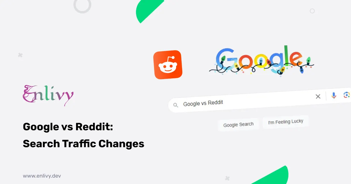 Google vs Reddit: Search Traffic Changes