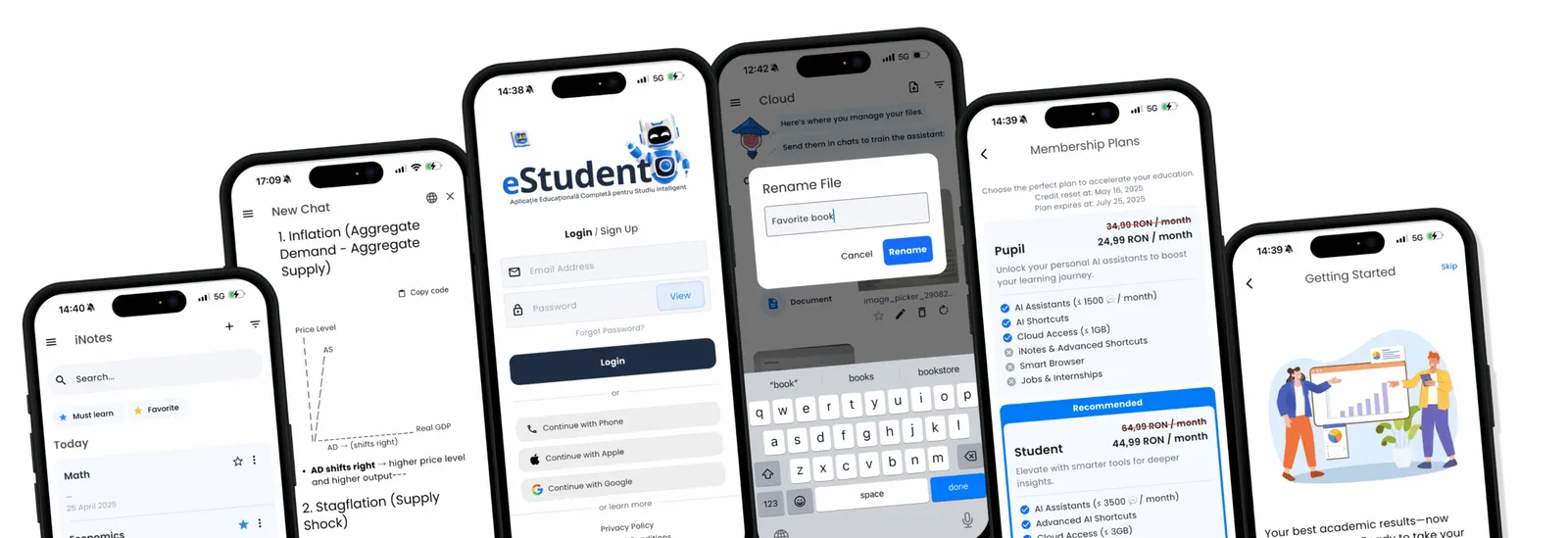 The eStudent mobile app