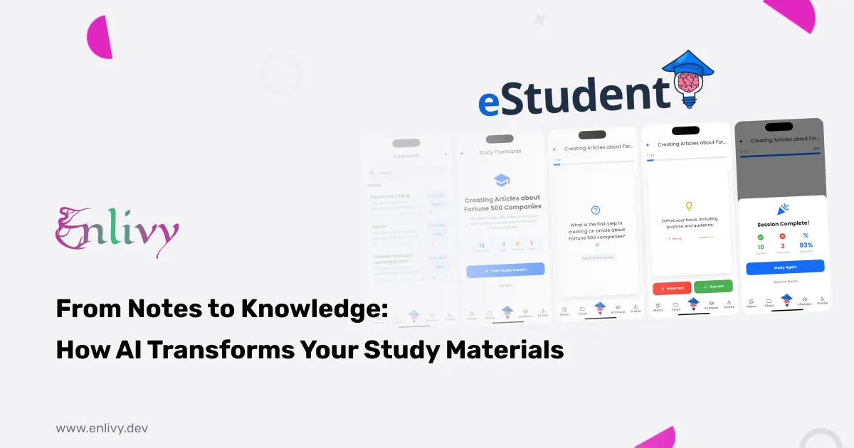 From Notes to Knowledge: How AI Transforms Your Study Materials