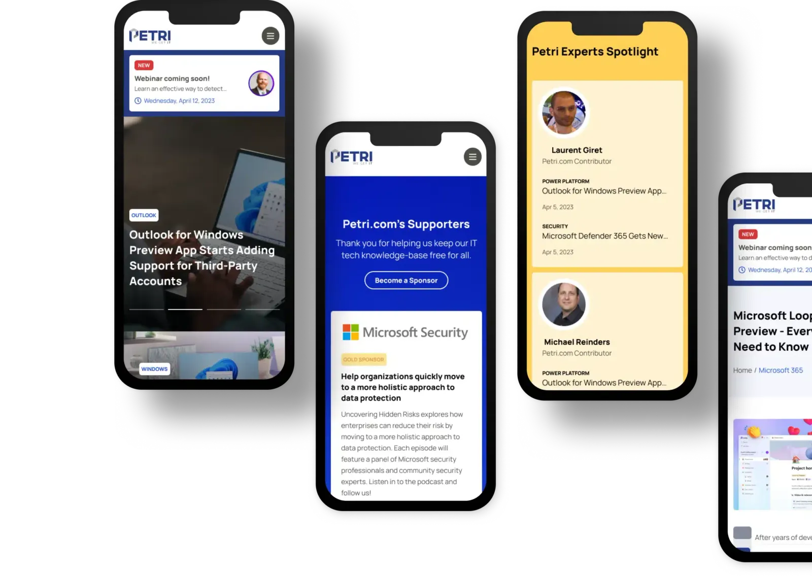 Petri Mobile Screenshots