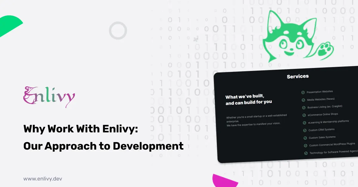 Why Work With Enlivy: Our Approach to Development