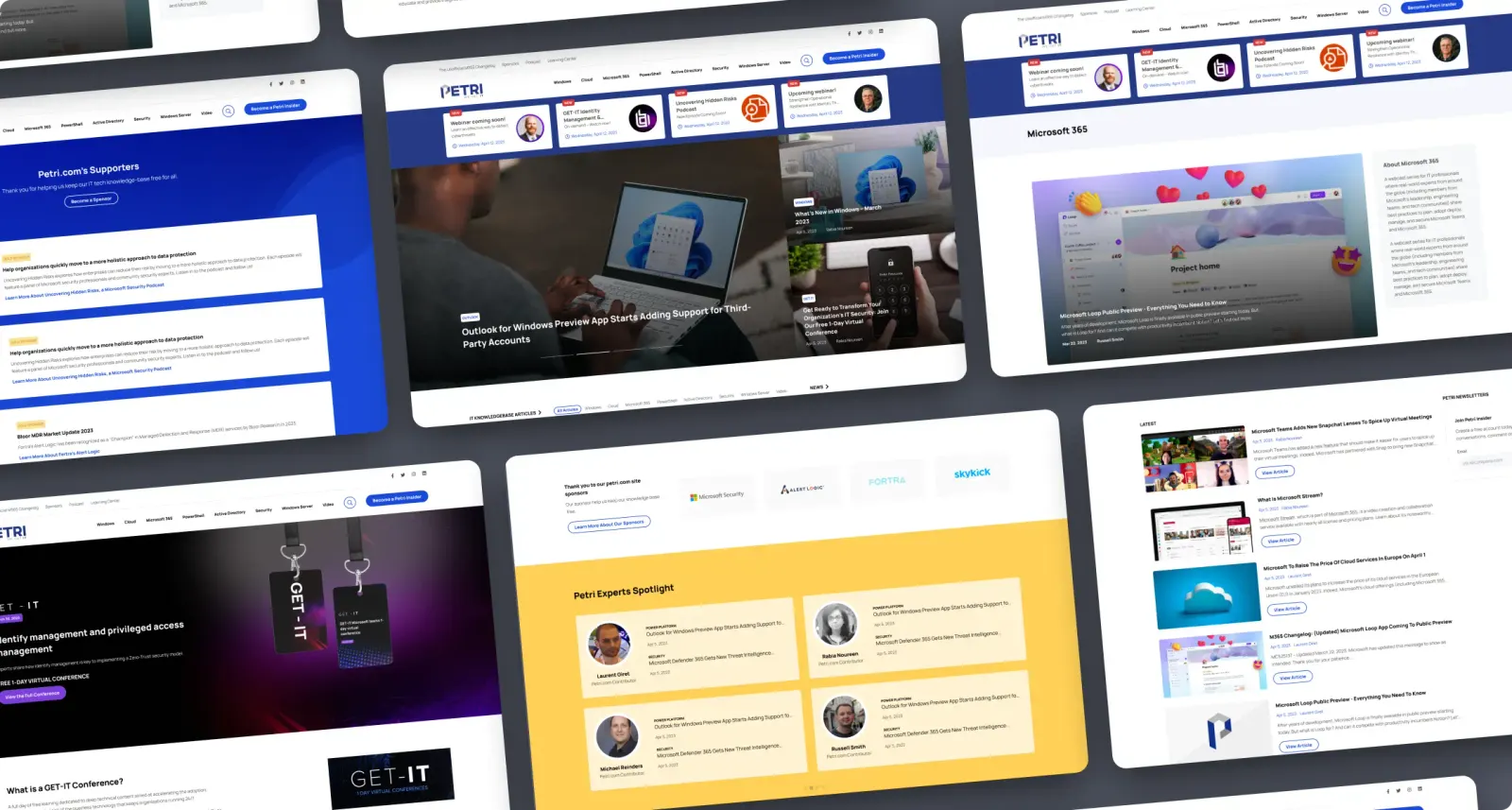 Petri.com redesigned website