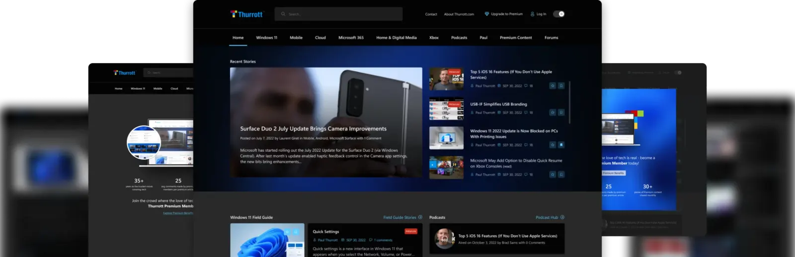Thurrott.com Screenshots