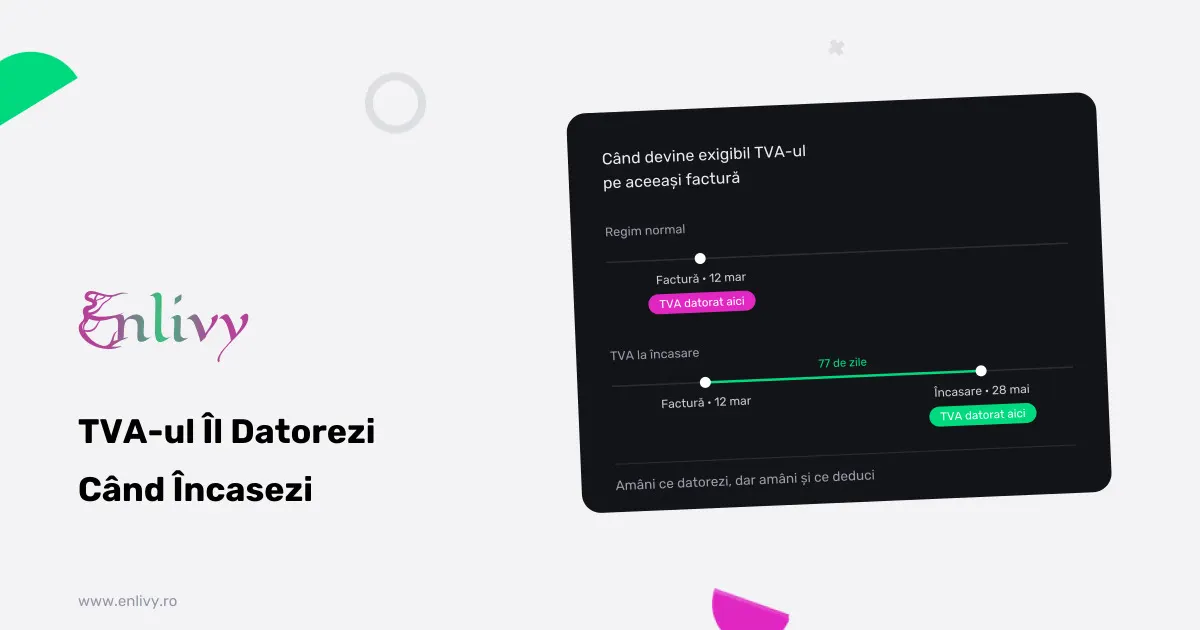 TVA la Încasare: Când Datorezi TVA-ul de Fapt și Cui I Se Potrivește
