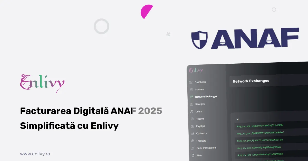 Facturarea Digitală ANAF 2025 Simplificată cu Enlivy